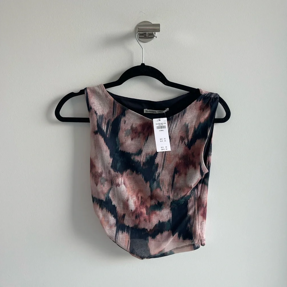 Abercrombie Mesh Floral Matching Skirt and Top Set